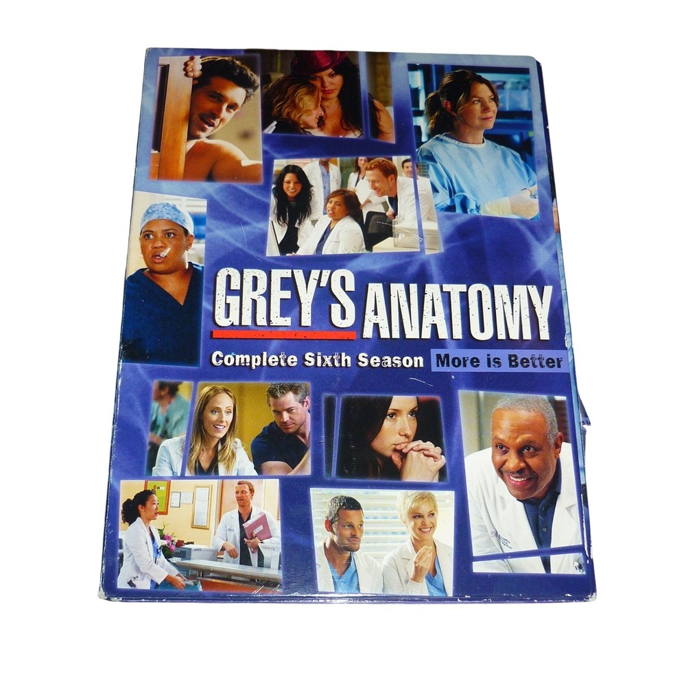 Greys Anatomy Complete Sixth Season 6 DVD Box Set More Is Better ABC Studios
